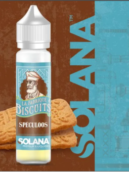E-liquide Biscuit Speculoos Solana la fabrique a biscuit 50 ml