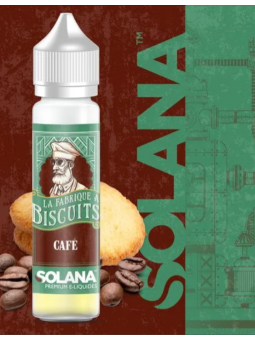 E-liquide Biscuit Café Solana La fabrique a biscuit 50 ml