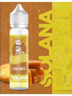 E-liquide Biscuit Caramel Solana La fabrique a biscuit 50 ml