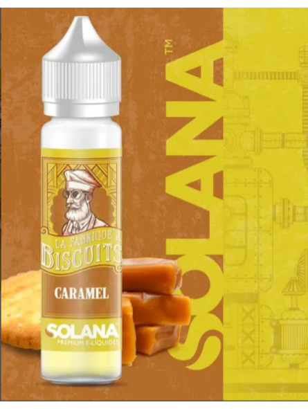 E-liquide Biscuit Caramel Solana La fabrique a biscuit 50 ml